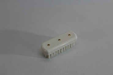 Preview: Handwaschbürste Kunststoffkörper / Nylon weiß, einseitig